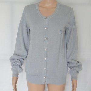 ARMANI JEANS Designer Cardigan, L, cotton, great cond.